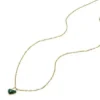 Collar con colgante de corazón de malaquita reconstituida Sutton Modern Meadows Collar con colgante de corazón de malaquita reconstituida Sutton Modern Meadows