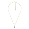 Collar con colgante de corazón de malaquita reconstituida Sutton Modern Meadows Collar con colgante de corazón de malaquita reconstituida Sutton Modern Meadows