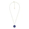 Collar con colgante de lapislázuli azul y acero inoxidable dorado del signo zodiacal Acuario Sutton Collar con colgante de lapislázuli azul y acero inoxidable dorado del signo zodiacal Acuario Sutton