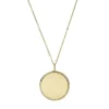 Collar con colgante Ellis de acero inoxidable dorado Collar con colgante Ellis de acero inoxidable dorado