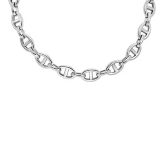 Collar de cadena de acero inoxidable Heritage D-Link