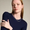 Collar de cadena de acero inoxidable Heritage D-Link Collar de cadena de acero inoxidable Heritage D-Link