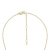 Collar de cadena de acero inoxidable tono dorado con textura lineal Harlow Collar de cadena de acero inoxidable tono dorado con textura lineal Harlow