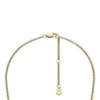 Collar de cuentas de acero inoxidable dorado apiladas Collar de cuentas de acero inoxidable dorado apiladas