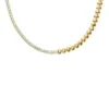 Collar de tenis con eslabones en forma de corazón de latón dorado Sutton Love-All Collar de tenis con eslabones en forma de corazón de latón dorado Sutton Love-All