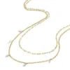 Collar de varias vueltas Ellis Shaky Glitz de acero inoxidable dorado Collar de varias vueltas Ellis Shaky Glitz de acero inoxidable dorado