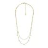 Collar de varias vueltas Ellis Shaky Glitz de acero inoxidable dorado Collar de varias vueltas Ellis Shaky Glitz de acero inoxidable dorado
