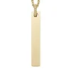 Collar Drew con cadena de acero inoxidable dorado Collar Drew con cadena de acero inoxidable dorado