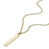 Collar Drew con cadena de acero inoxidable dorado Collar Drew con cadena de acero inoxidable dorado