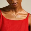 Collar Ellis Heart de acero inoxidable dorado Collar Ellis Heart de acero inoxidable dorado