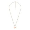 Collar Ellis Heart en acero inoxidable tono oro rosa Collar Ellis Heart en acero inoxidable tono oro rosa