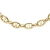 Collar Heritage D-Link de cadena de ancla en acero inoxidable dorado Collar Heritage D-Link de cadena de ancla en acero inoxidable dorado