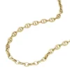Collar Heritage D-Link de cadena de ancla en acero inoxidable dorado Collar Heritage D-Link de cadena de ancla en acero inoxidable dorado