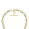 Collar Heritage D-Link de cadena de ancla en acero inoxidable dorado Collar Heritage D-Link de cadena de ancla en acero inoxidable dorado