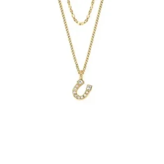 Collar Sutton Horseshoe de acero inoxidable dorado de varias vueltas