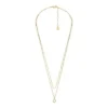 Collar Sutton Horseshoe de acero inoxidable dorado de varias vueltas Collar Sutton Horseshoe de acero inoxidable dorado de varias vueltas