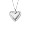 Collar Sutton Legacy Heart con colgante giratorio de acero inoxidable Collar Sutton Legacy Heart con colgante giratorio de acero inoxidable