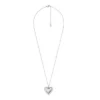 Collar Sutton Legacy Heart con colgante giratorio de acero inoxidable Collar Sutton Legacy Heart con colgante giratorio de acero inoxidable