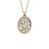 Collar Sutton Shaky Glitz con colgante de luna y estrella de acero inoxidable dorado Collar Sutton Shaky Glitz con colgante de luna y estrella de acero inoxidable dorado