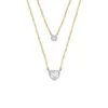 Collar Sutton Tokens Of Affection con cadena de acero inoxidable en dos tonos Collar Sutton Tokens Of Affection con cadena de acero inoxidable en dos tonos