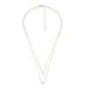 Collar Sutton Tokens Of Affection con cadena de acero inoxidable en dos tonos Collar Sutton Tokens Of Affection con cadena de acero inoxidable en dos tonos