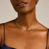 Conjunto de collar de plata de ley Glitz Conjunto de collar de plata de ley Glitz