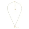 Conjunto de regalo de collar y aretes de acero inoxidable dorado con forma de corazón Sadie Conjunto de regalo de collar y aretes de acero inoxidable dorado con forma de corazón Sadie
