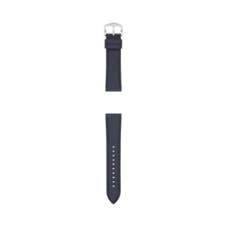 Correa de cuero LiteHide™ azul marino de 22 mm