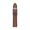 Correa de cuero LiteHide™ marrón medio de 22 mm Correa de cuero LiteHide™ marrón medio de 22 mm