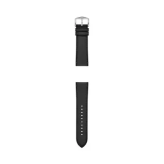 Correa de cuero LiteHide™ negro de 24 mm