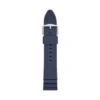 Correa de reloj de silicona azul oscuro de 22 mm