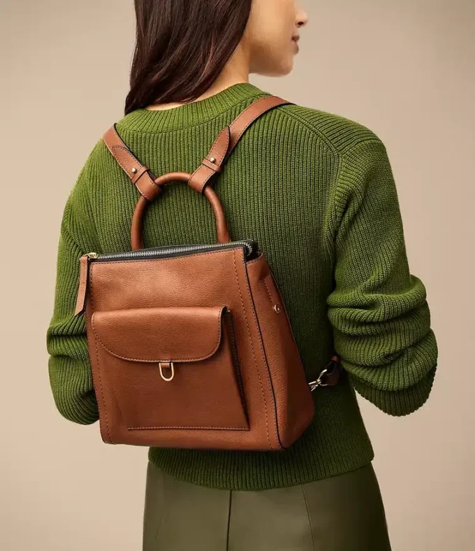 Mochila pequeña de piel Parker Mochila pequeña de piel Parker