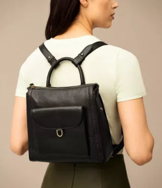 Mochila pequeña de piel Parker