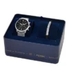 Neutra Chronograph Conjunto de reloj y pulsera de malla de acero inoxidable