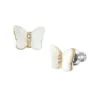 Pendientes de mariposa con pendiente de nácar blanco Sutton Radiant Wings Pendientes de mariposa con pendiente de nácar blanco Sutton Radiant Wings