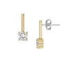 Pendientes largos Ellis Shaky Glitz de acero inoxidable dorado Pendientes largos Ellis Shaky Glitz de acero inoxidable dorado