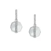 Pendientes largos Merrit Timeless de nácar y acero inoxidable plateado Pendientes largos Merrit Timeless de nácar y acero inoxidable plateado