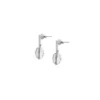 Pendientes largos Merrit Timeless de nácar y acero inoxidable plateado Pendientes largos Merrit Timeless de nácar y acero inoxidable plateado