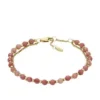 Pulsera apilable de rodocrosita rosa de varias vueltas Pulsera apilable de rodocrosita rosa de varias vueltas