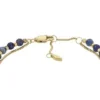 Pulsera apilada con cuentas de lapislázuli azul reconstituido Pulsera apilada con cuentas de lapislázuli azul reconstituido