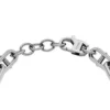 Pulsera de cadena de acero inoxidable con textura moleteada a máquina Pulsera de cadena de acero inoxidable con textura moleteada a máquina