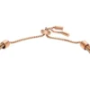 Pulsera de cadena de cuero marrón apilada Pulsera de cadena de cuero marrón apilada