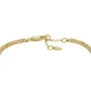 Pulsera de cadena tipo tenis Ellis Pavé Glitz de latón dorado Pulsera de cadena tipo tenis Ellis Pavé Glitz de latón dorado