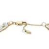 Pulsera de cuentas con cadena de howlita apiladas Pulsera de cuentas con cadena de howlita apiladas