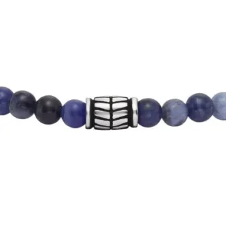 Pulsera de cuentas de sodalita Everett