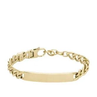 Pulsera Ellis de cadena de acero inoxidable dorado