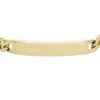 Pulsera Ellis de cadena de acero inoxidable dorado Pulsera Ellis de cadena de acero inoxidable dorado