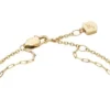 Pulsera Ellis Shaky Glitz de acero inoxidable dorado con múltiples hilos Pulsera Ellis Shaky Glitz de acero inoxidable dorado con múltiples hilos