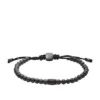 Pulsera Everett de hematita y piedra de lava negra Pulsera Everett de hematita y piedra de lava negra