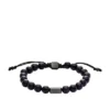 Pulsera Galaxy Beads Navy con cuentas de arenisca reconstruida Pulsera Galaxy Beads Navy con cuentas de arenisca reconstruida